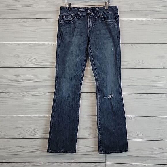 Guess Daredevil blue denim bootcut jeans Women's Size 29 - Picture 6 of 16